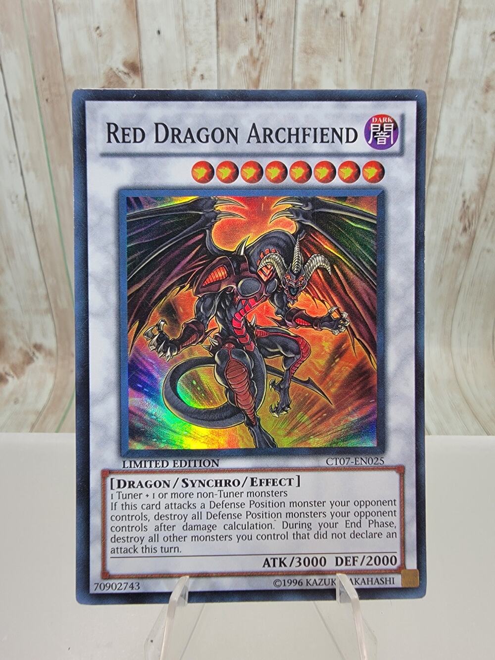 Yu-Gi-Oh! Red Dragon Archfiend CT07-EN025 Super Rare Limited Edition NM